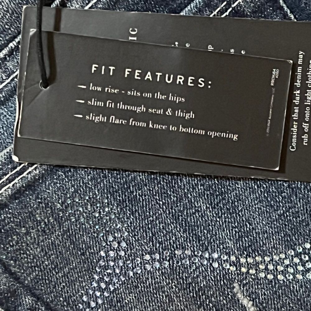 Rock & Republic Womens Denim Kassandra Mid Rise Bootcut Jeans 8M New - Picture 7 of 8